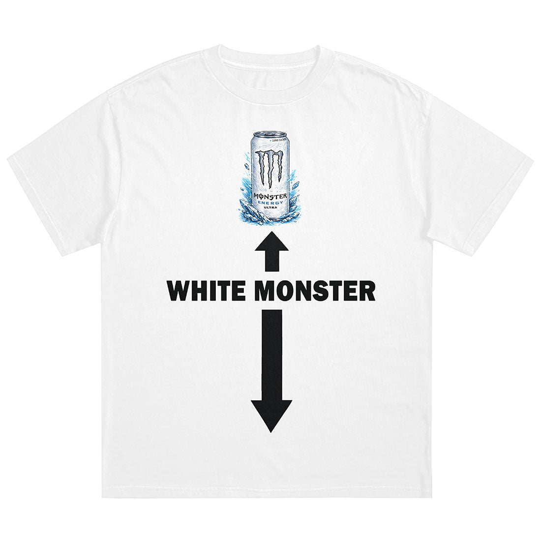 WHITE MONSTER - Premium Shirt Unisex