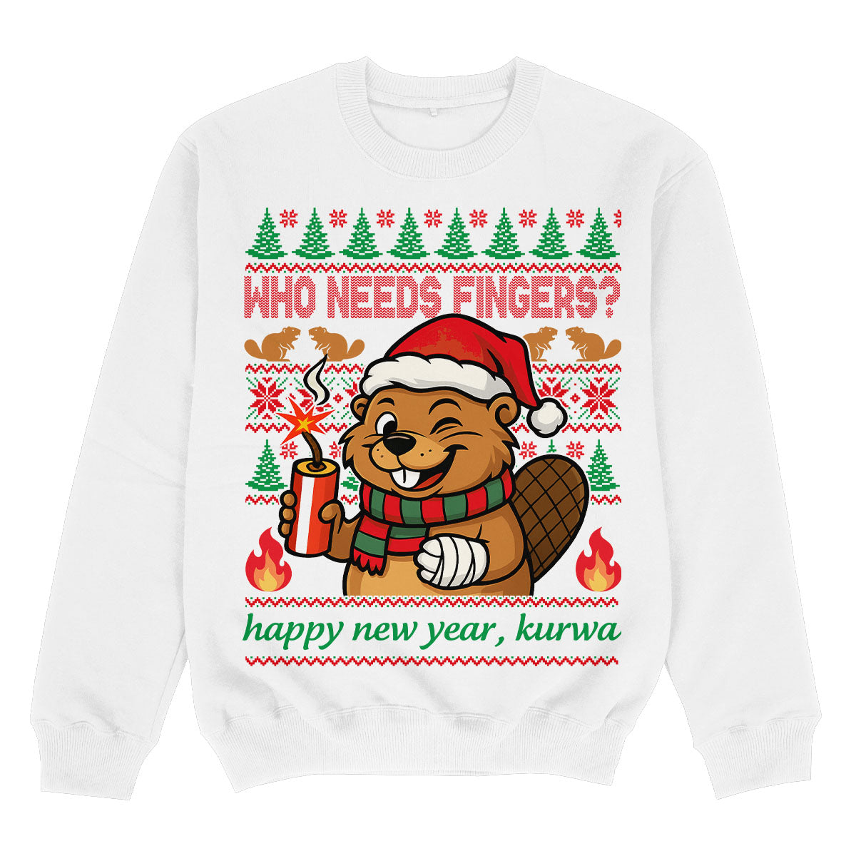 WHO NEEDS FINGERS - Premium Sweater