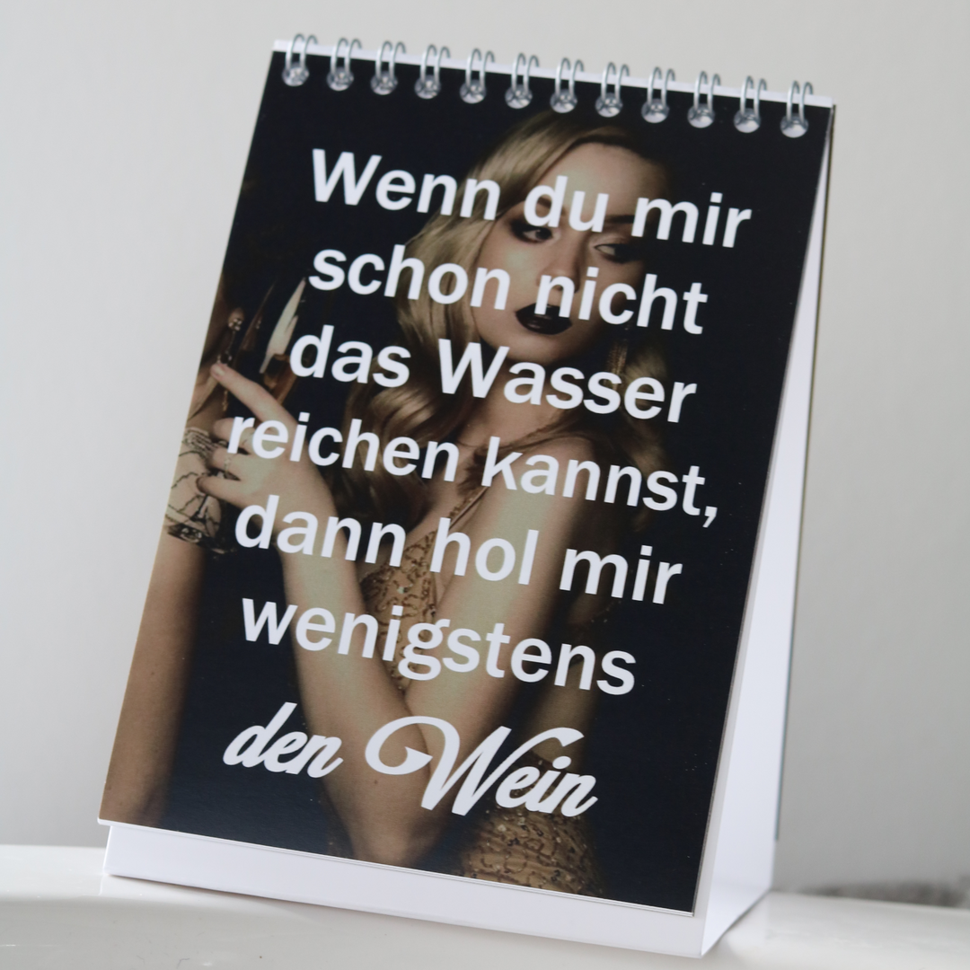 SPRÜCHE TISCHAUFSTELLER - Weinspirits