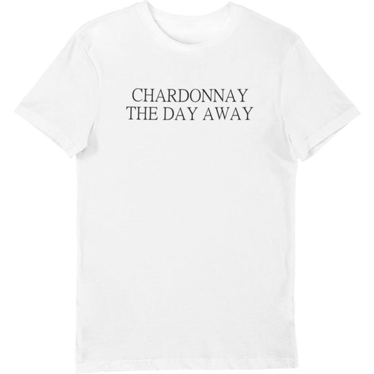 Chardonnay the day away - Bio Shirt Herren - Weinspirits