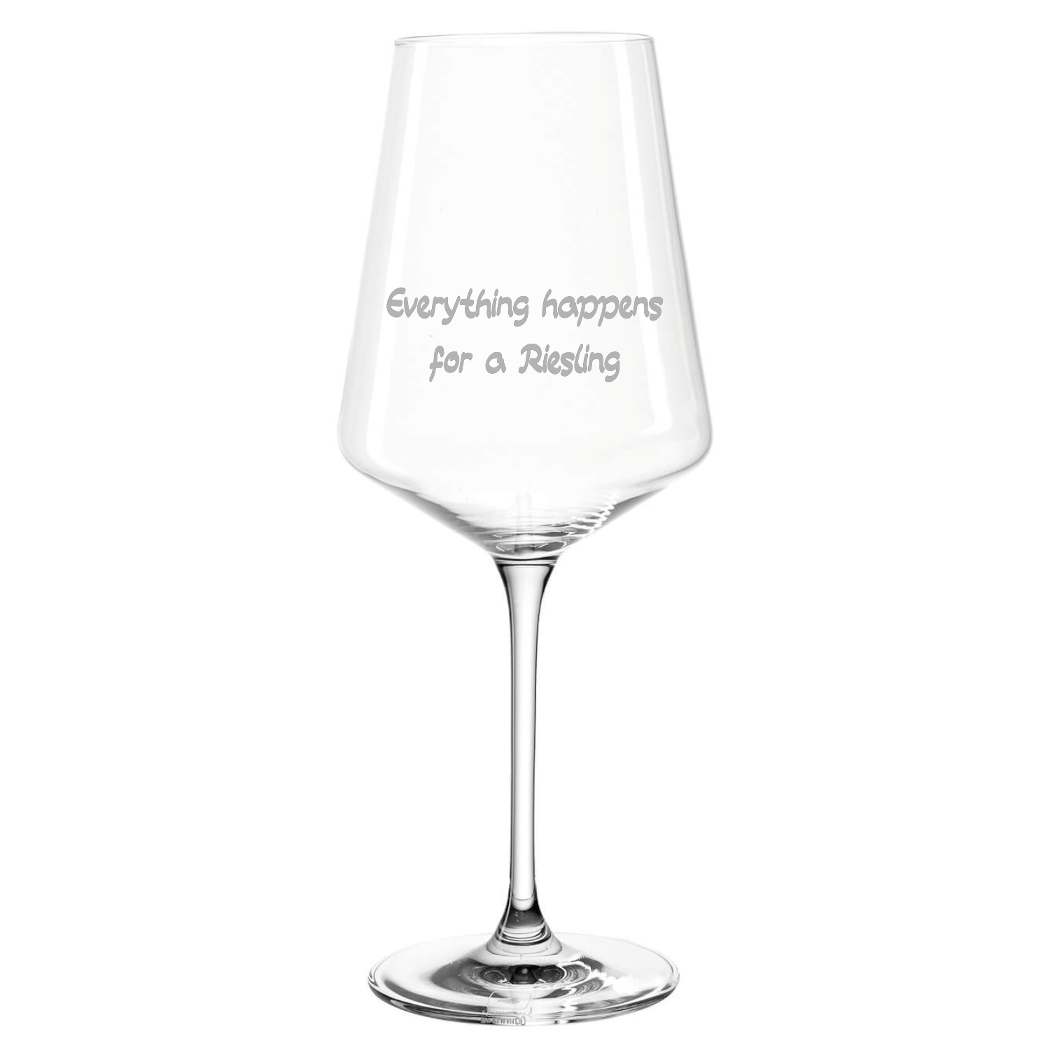 EVERYTHING HAPPENS FOR A RIESLING - Premium Weinglas - Weinspirits