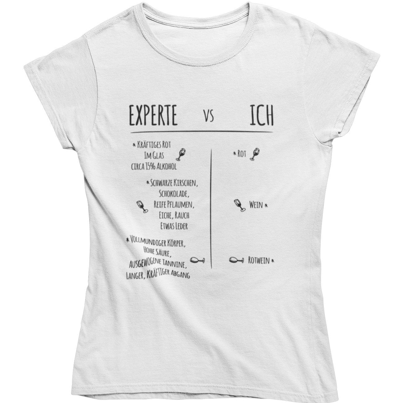 Experte - Bio Shirt Damen - Weinspirits