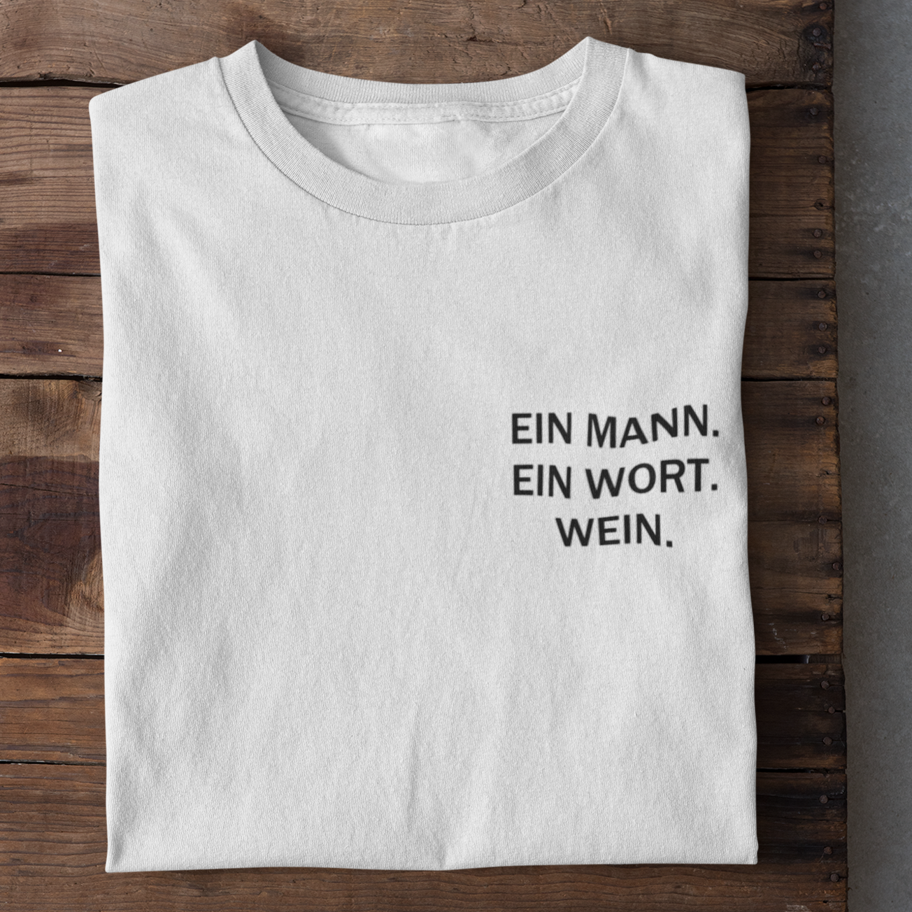 EIN MANN EIN WORT - Premium Shirt Herren - Weinspirits