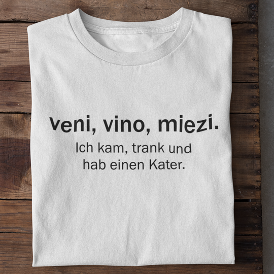 veni, vino, miezi - Premium Shirt Herren - Weinspirits
