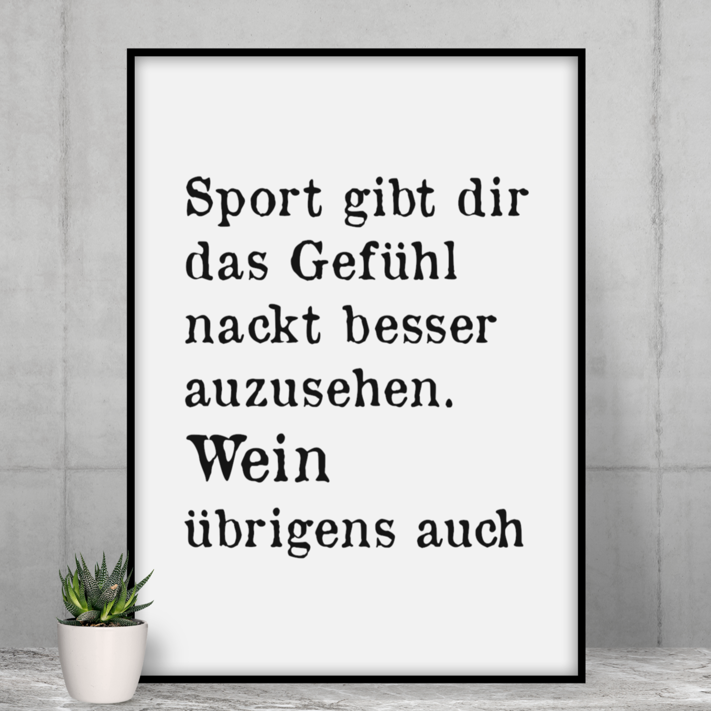 Sport - Premium Poster - Weinspirits