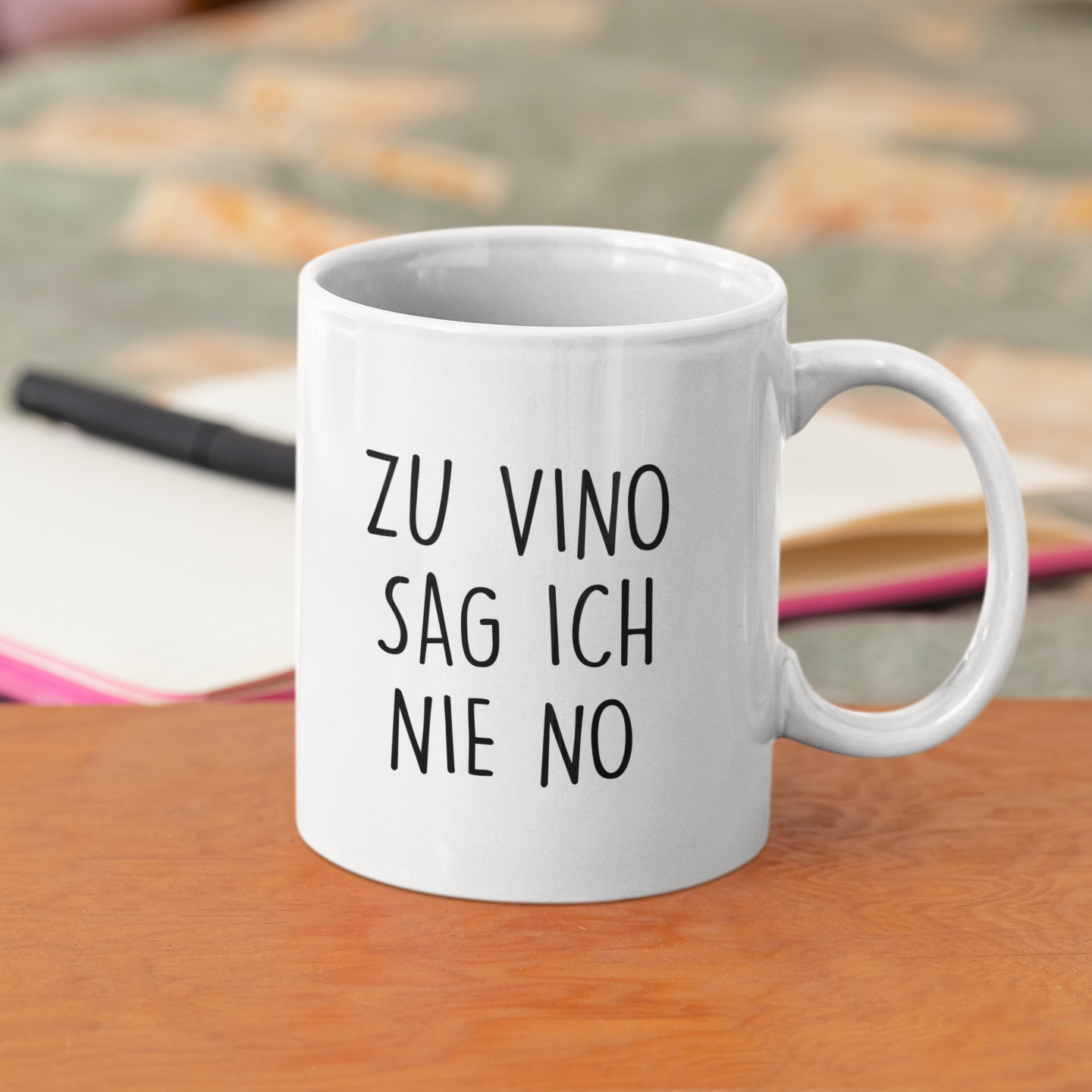 Zu Vino sag ich nie no - Tasse - Weinspirits