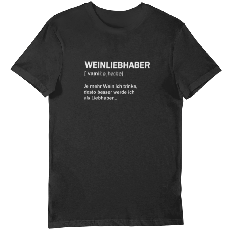 WEINLIEBHABER Premium Shirt Herren Weinspirits