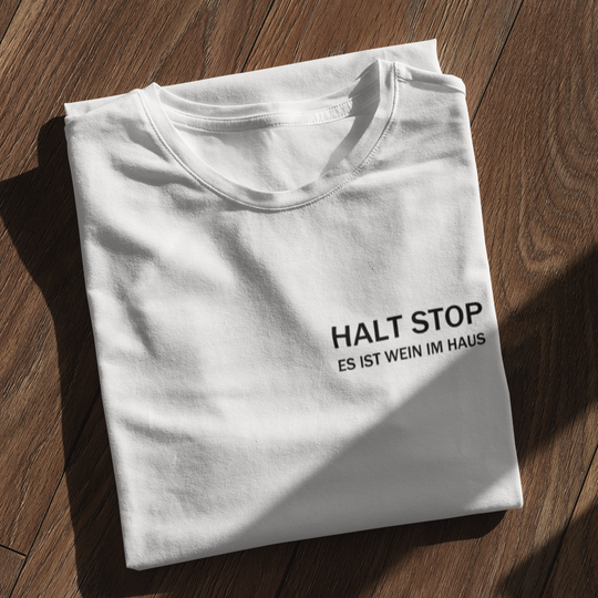 HALT STOP - Premium Shirt Damen - Weinspirits