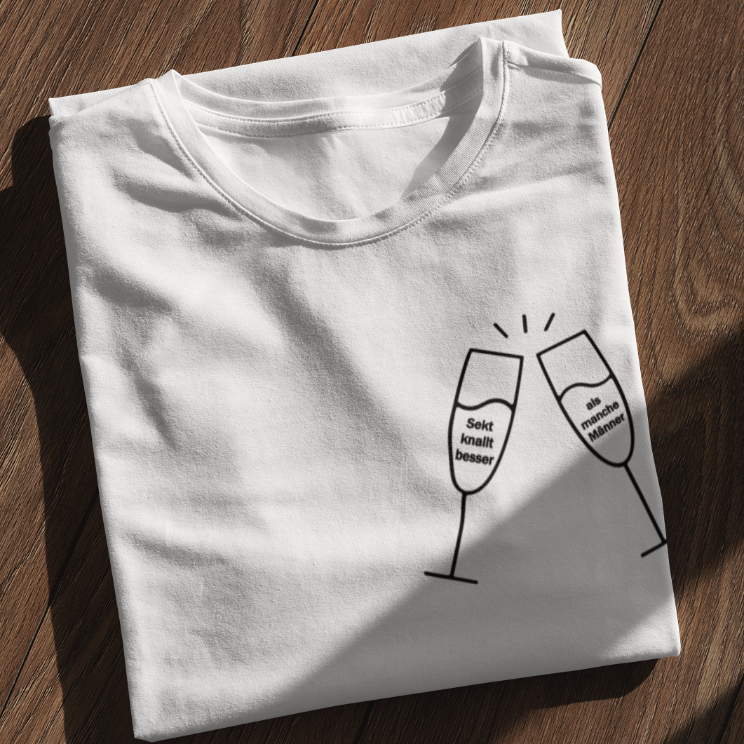Sekt knallt besser - Premium Shirt Damen - Weinspirits