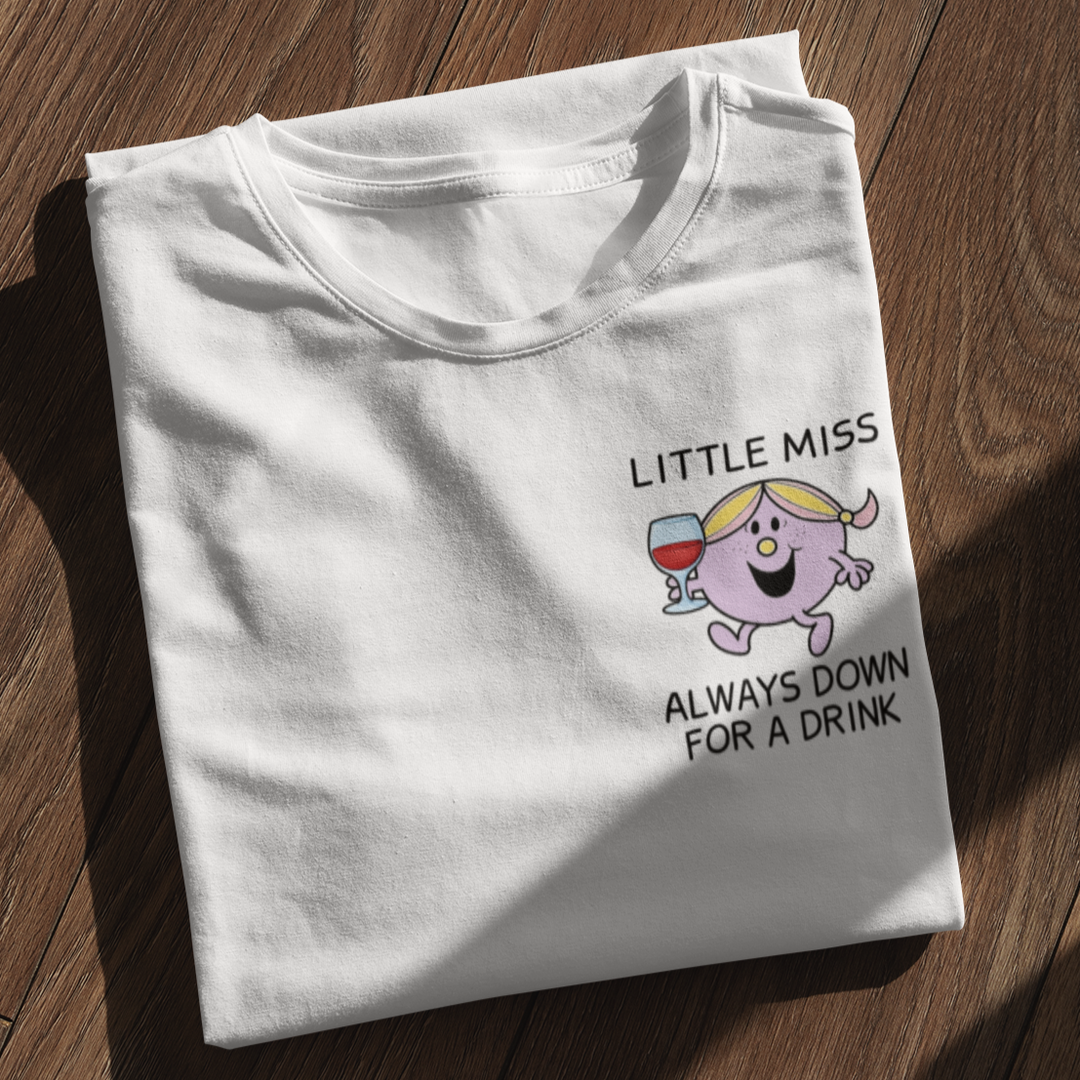 LITTLE MISS ALWAYS DOWN - Premium Shirt Damen - Weinspirits
