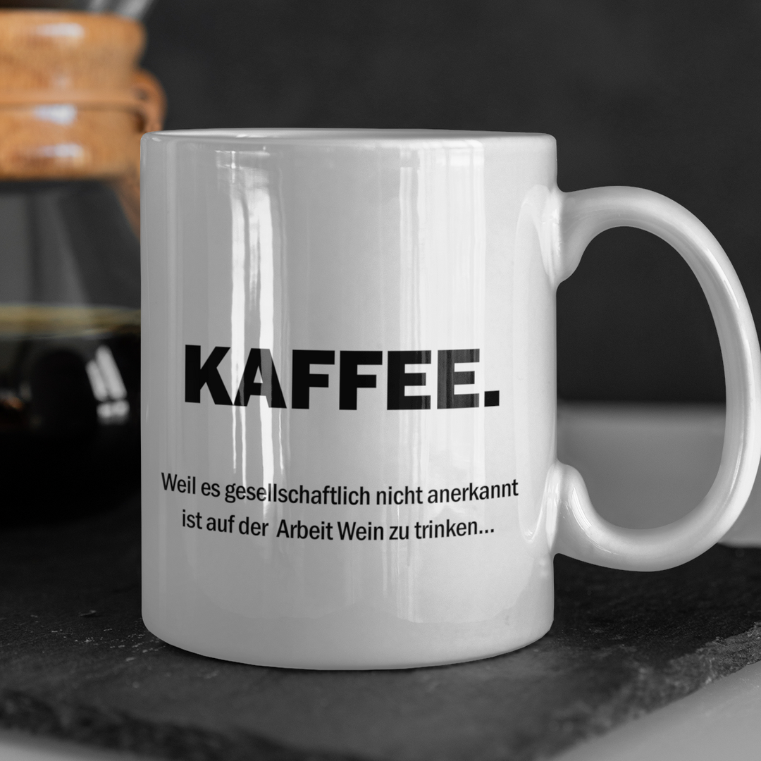 GESELLSCHAFTLICH - Kaffeetasse - Weinspirits