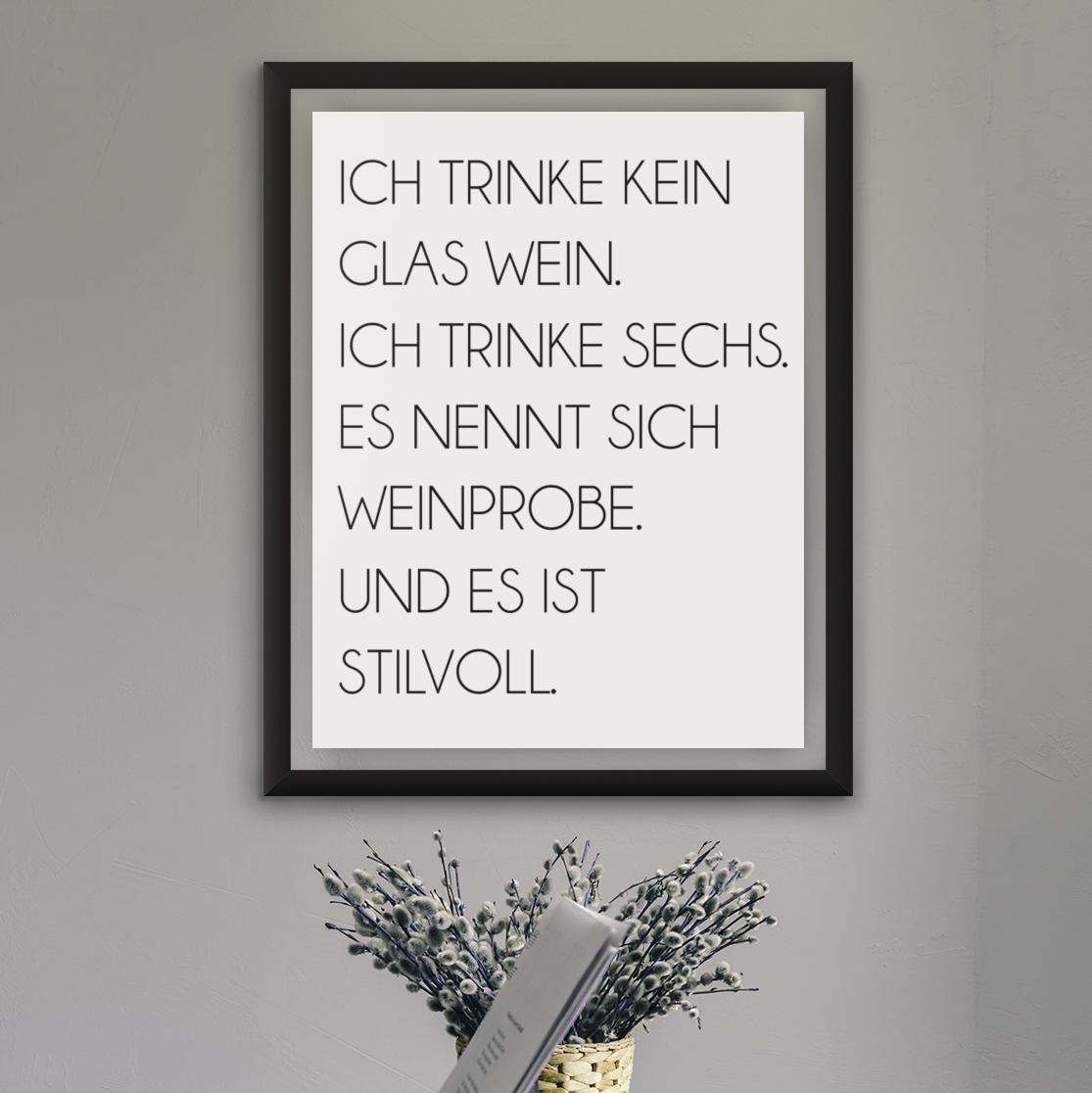 Weinprobe - Premium Poster 3:4 - Weinspirits