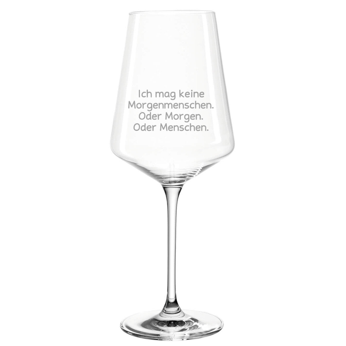 Morgenmenschen - Premium Weinglas - Weinspirits