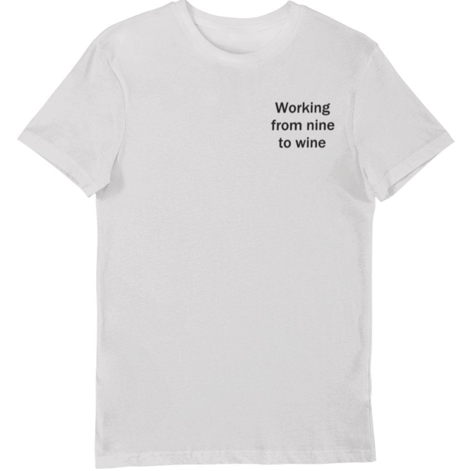 Nine to wine - Bio Shirt Herren - Weinspirits