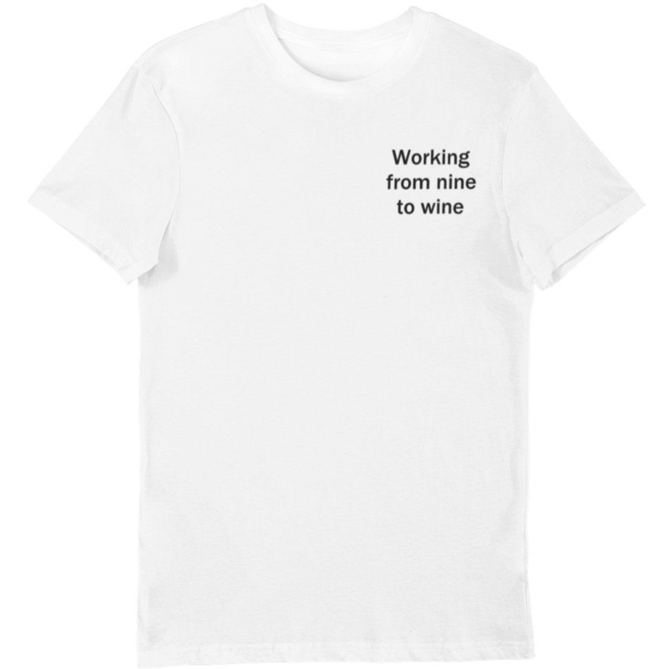 Nine to wine - Bio Shirt Herren - Weinspirits