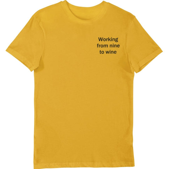 Nine to wine - Bio Shirt Herren - Weinspirits