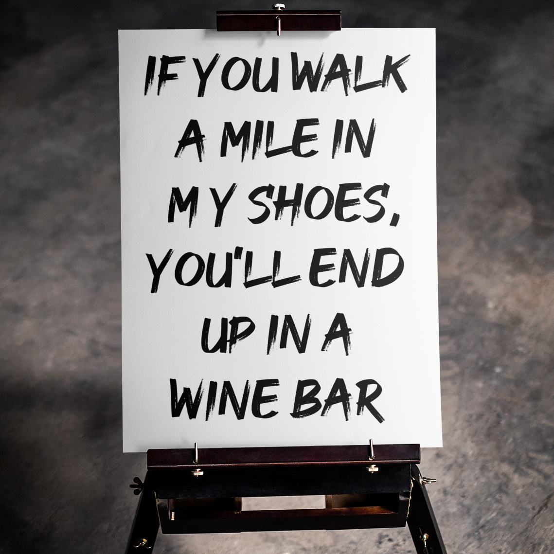 WINE BAR - Premium Poster 3:4 - Weinspirits