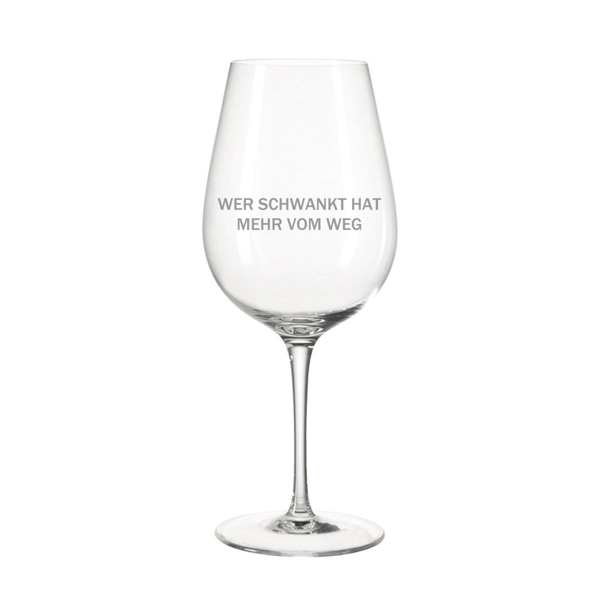 Wer schwankt - Premium Weinglas - Weinspirits