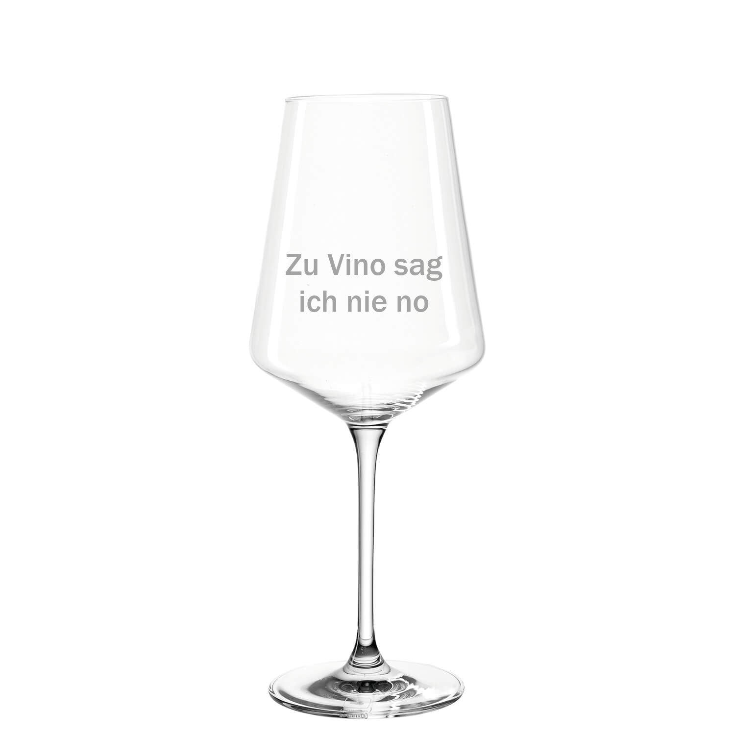 Zu Vino sag ich nie no - Premium Weinglas - Weinspirits