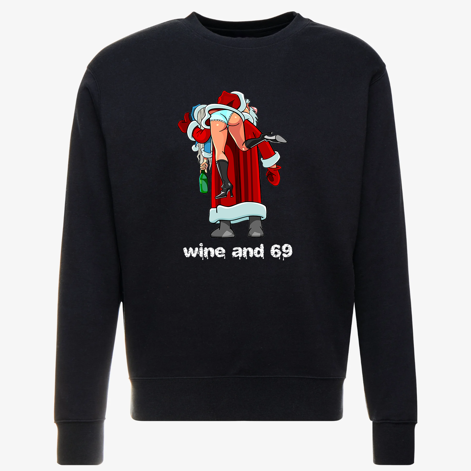 WINE AND 69 SANTA - Sweatshirt - Weinspirits