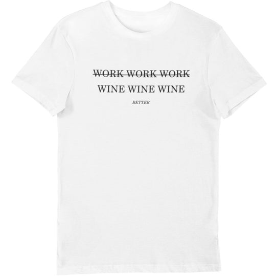 Work Wine - Bio Shirt Herren - Weinspirits