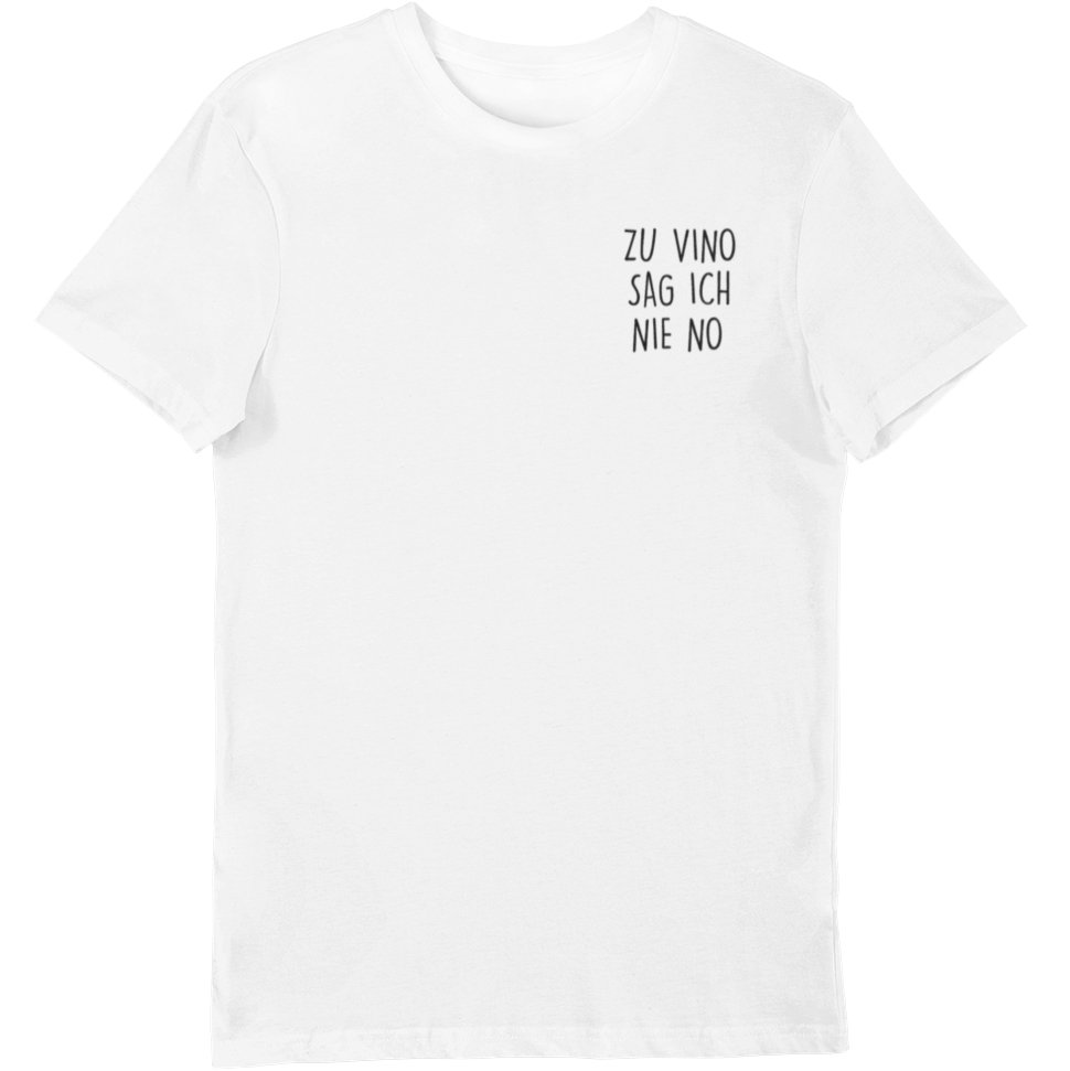 Zu Vino sag ich nie no - Bio Shirt Herren - Weinspirits